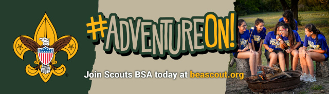 Adventure On smores web banner